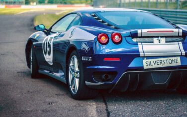 Beautiful blue Firelli Car is about to smoke you